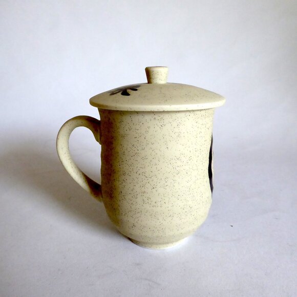 NEW VINTAGE JAPAN JAPANESE PORCELAIN LIDDED DARUMA GOOD LUCK FORTUNE MUG - Picture 4 of 10